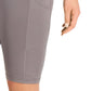 ID Ideology Shorts de ciclismo feminino com 10 bolsos de cintura alta, cinza, tamanho médio