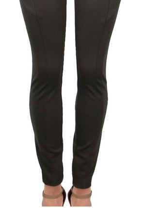 Calça skinny profissional feminina INC International Concepts, cintura média, verde, tamanho 10