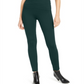 Calça skinny feminina com cós ondulado da INC International Concepts, verde, tamanho 14