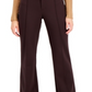 Calça flare de cintura alta INC International Concepts French Roast marrom tamanho 12