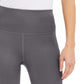 ID Ideology Leggings Cropped Femininas Cintura Alta Bolso Lateral Cinza Tamanho P