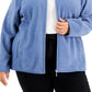 Jaqueta Karen Scott Zeroproof Feminina Azul Tamanho 2X