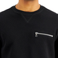 Camiseta masculina canelada otomana INC International Concepts, preta, tamanho pequeno