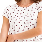 Blusa estampada feminina Alfani branca tamanho XX-G