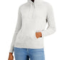Moletom com capuz feminino liso estilo &amp; co cinza tamanho pequeno médio