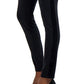 Calça skinny ponte feminina com acabamento em veludo, preta, tamanho 2, da INC International Concepts