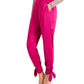 Calça skinny de cetim com bolsos para gravata feminina INC International Concepts, rosa, tamanho 4