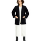 Cardigan feminino Alfani liso preto tamanho XX-G