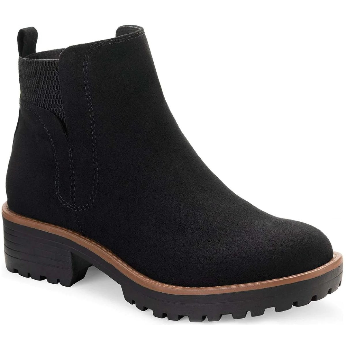 Botas femininas Kandy Sun + Stone pretas tamanho 8,5 M