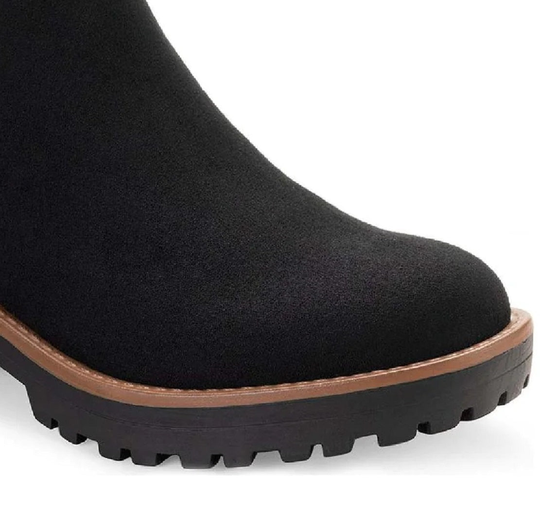 Botas femininas Kandy Sun + Stone pretas tamanho 8,5 M