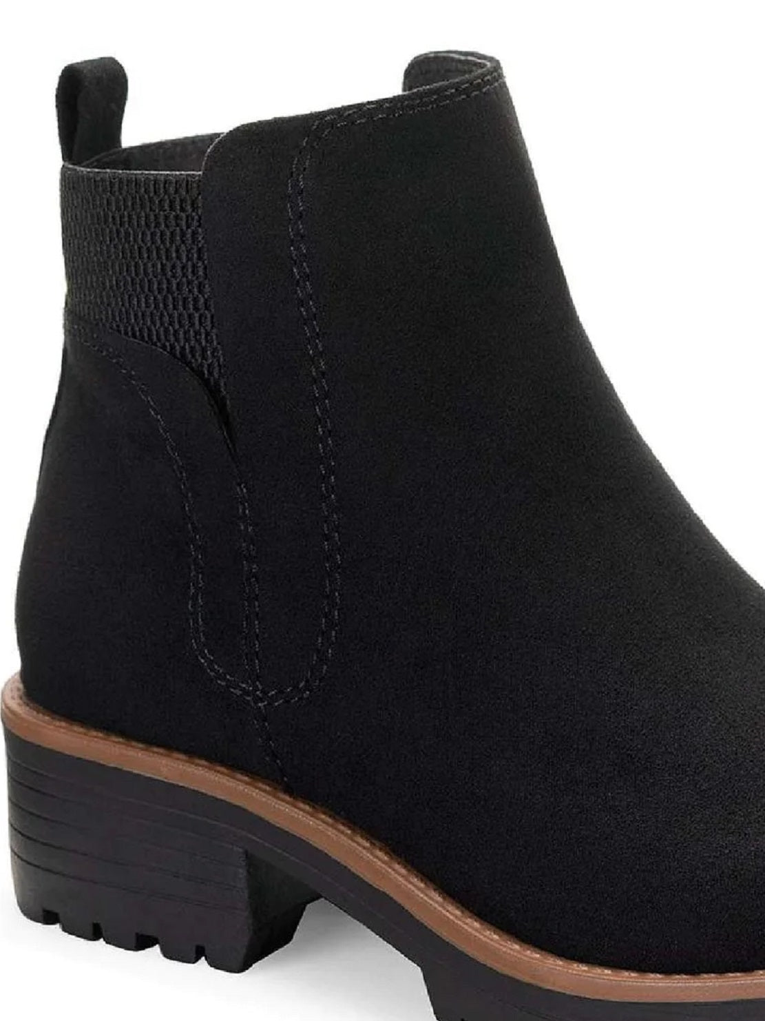 Botas femininas Kandy Sun + Stone pretas tamanho 8,5 M