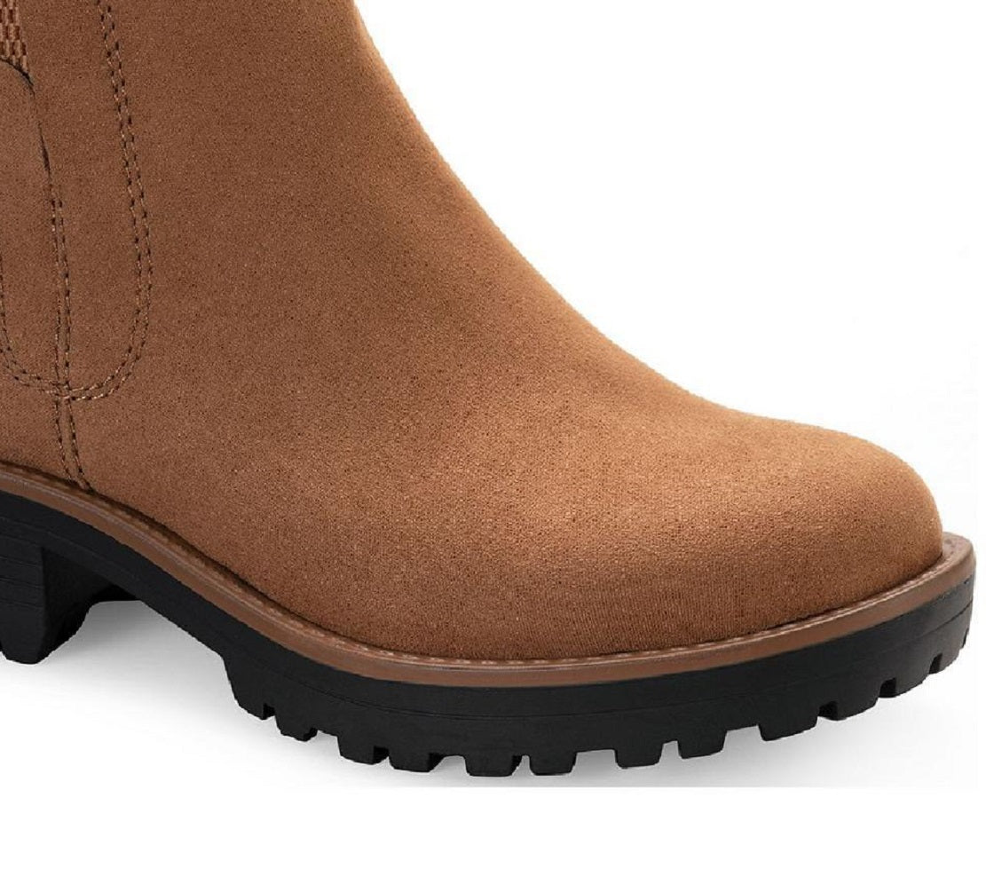 Botas femininas Kandy Sun + Stone, marrom, tamanho 5 M