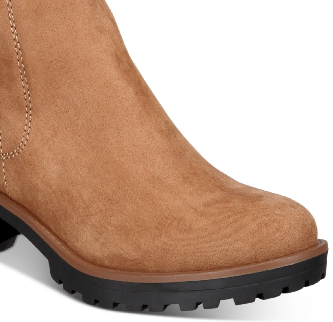 Botas femininas Kandy Sun + Stone, marrom, tamanho 6,5 M