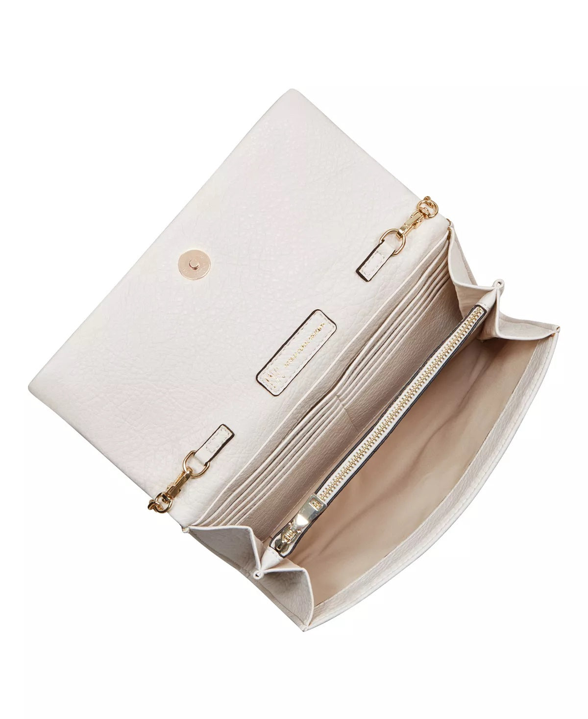 INC International Concepts Averry Tunnel Bolsa transversal conversível feminina, branca, tamanho regular