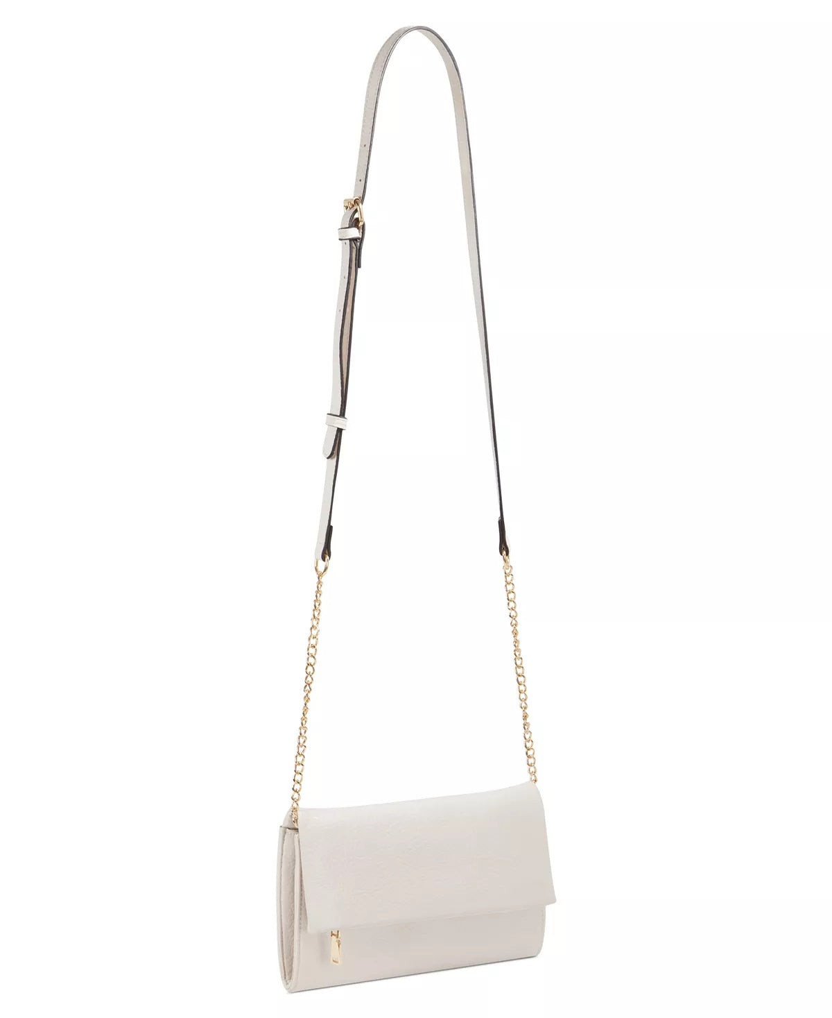 INC International Concepts Averry Tunnel Bolsa transversal conversível feminina, branca, tamanho regular