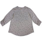 Top Henley Star Daze de algodão feminino Style &amp; Co, cinza, tamanho pequeno grande