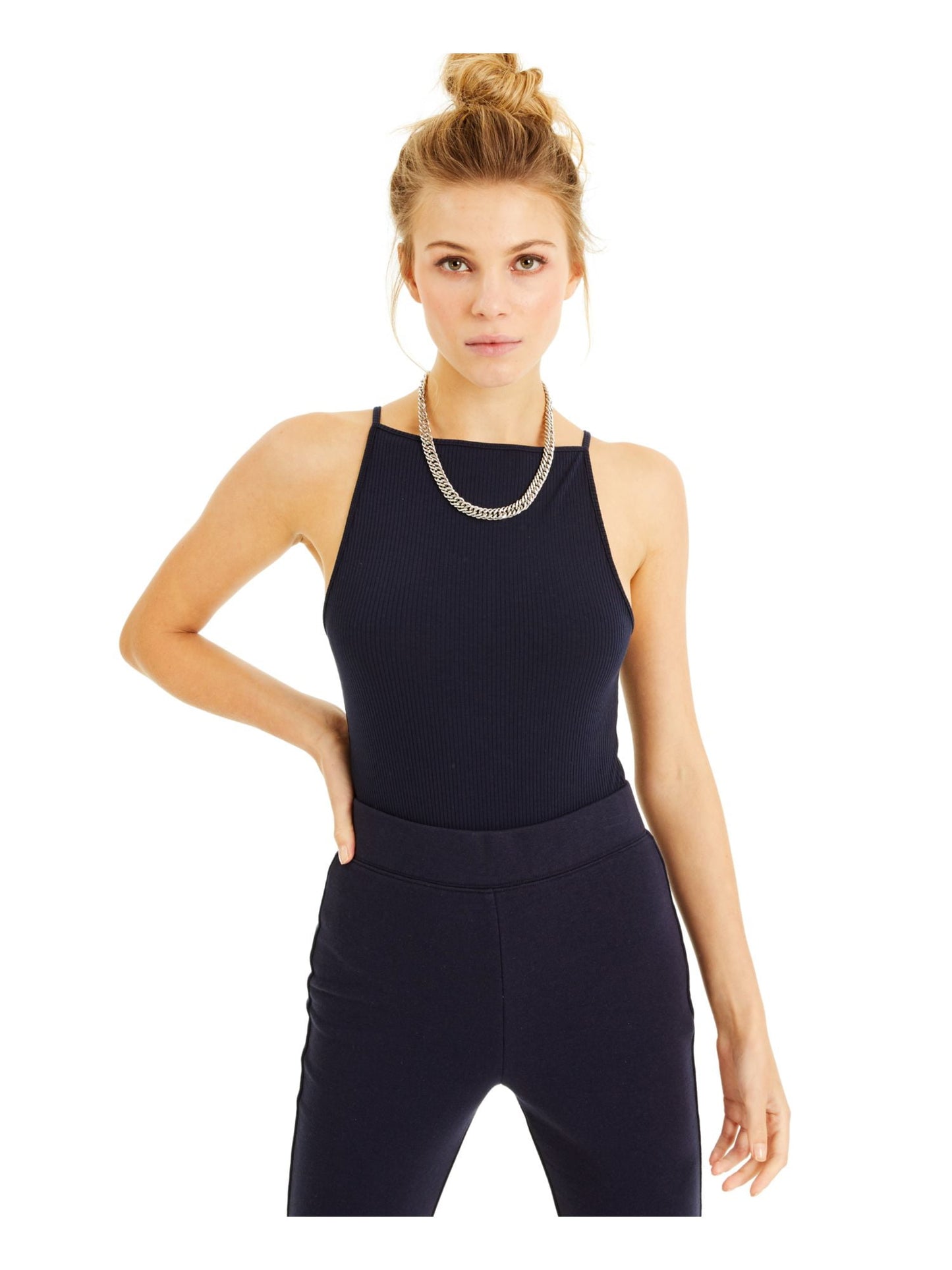 Shorts skinny feminino INC International Concepts azul tamanho médio