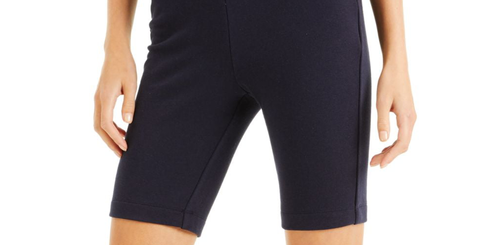 Shorts skinny feminino INC International Concepts azul tamanho médio