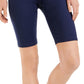 ID Ideology Shorts de ciclismo de compressão feminino de cintura alta 10, azul, tamanho XX-G