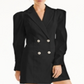 Vestido Blazer Feminino com Botões de Cristal da INC International Concepts, Preto, Tamanho Médio