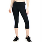 Leggings curtas femininas ID Ideology Colorblocked, pretas, tamanho P