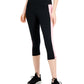 Leggings curtas femininas ID Ideology Colorblocked, pretas, tamanho pequeno