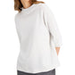 Blusa Alfani Feminina Glitter Branca Tamanho X-G