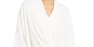 Blusa Alfani Feminina Manga Dolman Lisa Branca