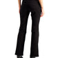 Calça jeans feminina Bootcut de cintura média da INC International Concepts, preta, tamanho 14, pequena