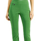 Calça skinny com controle de barriga Alfani feminina, verde, tamanho 12, pequena
