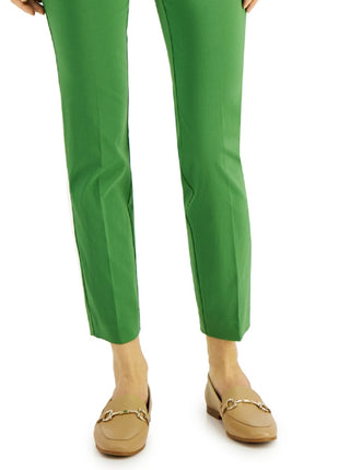 Calça skinny com controle de barriga Alfani feminina, verde, tamanho 12, pequena