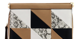 Alfani Dowel Patchwork Crossbody Multicolorido para Mulheres
