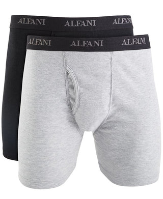 Cuecas boxer masculinas Alfani, pacote com 5, pretas, tamanho pequeno