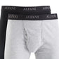 Cuecas boxer masculinas Alfani, pacote com 5, pretas, tamanho extragrande