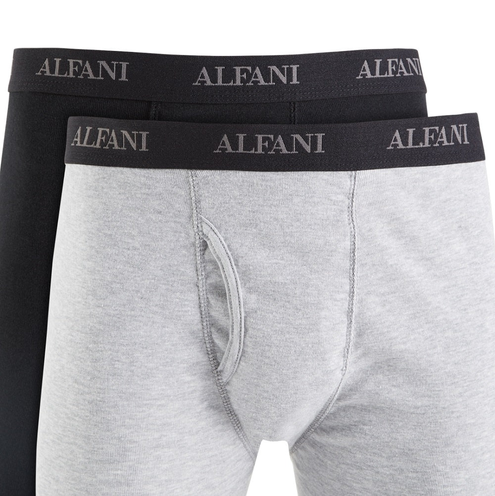 Cuecas boxer masculinas Alfani, pacote com 5, pretas, tamanho extragrande