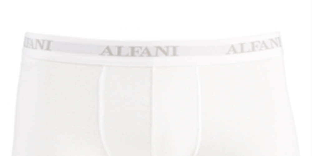 Calção de banho Alfani Core Masculino Branco Tamanho Médio