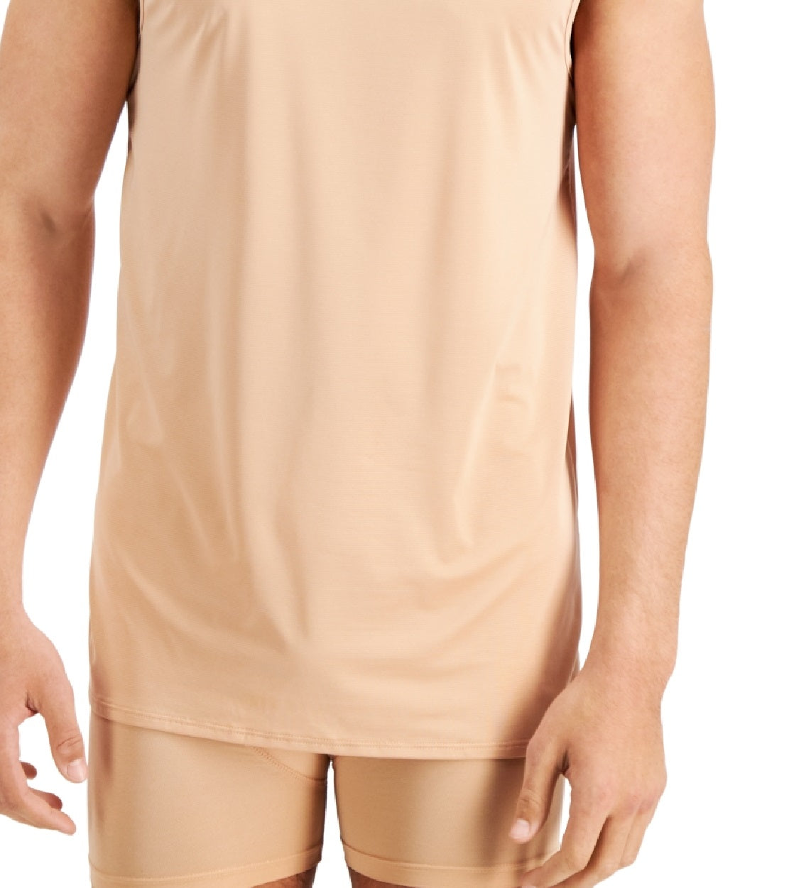 Camiseta regata masculina Alfani Air Mesh marrom tamanho X-G