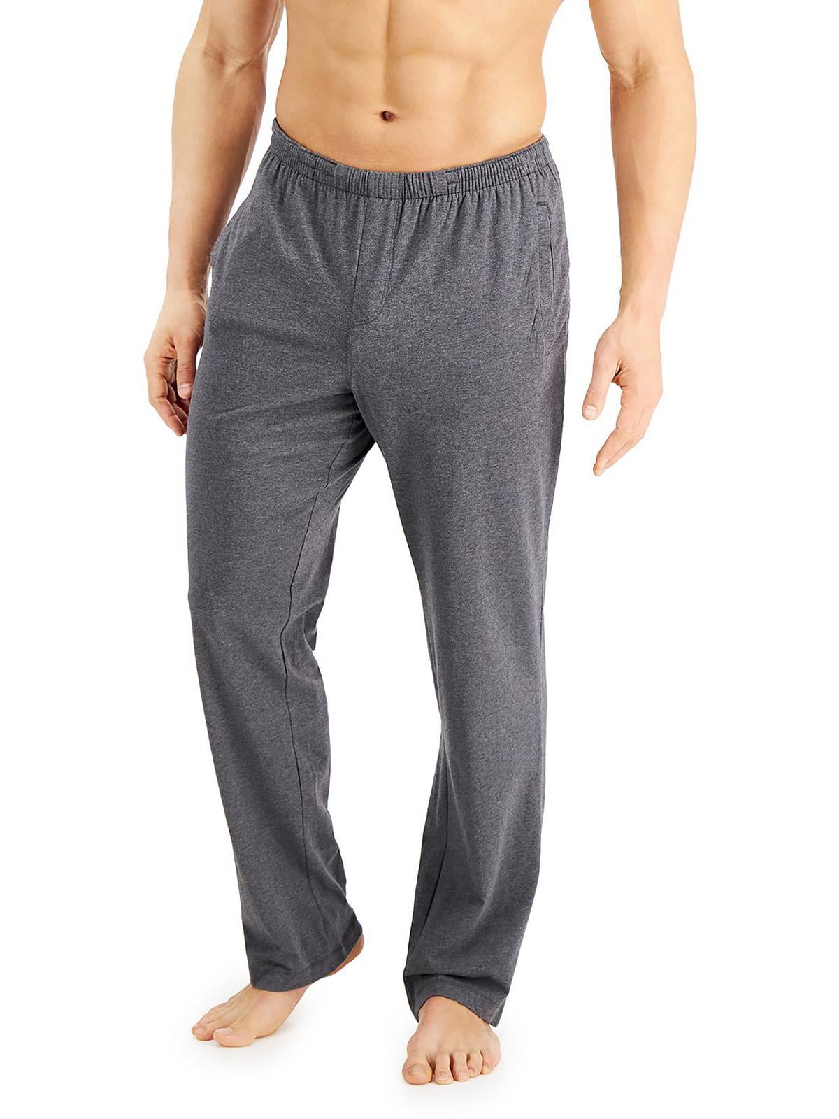 Calça de pijama de secagem rápida Alfani masculina cinza tamanho grande