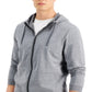 Pijama masculino Alfani com capuz e absorção de umidade, cinza, tamanho médio