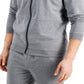 Pijama masculino Alfani com capuz e absorção de umidade, cinza, tamanho médio