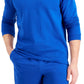 Pijama masculino Alfani Moisture Wicking, azul, tamanho X-G