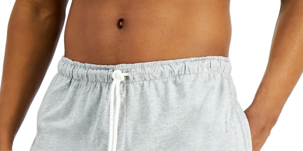 Club Room Shorts de pijama masculino cinza tamanho XX-G