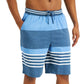 Club Room Shorts de pijama listrado Hawthorne feminino azul tamanho M