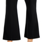Calça Alfani Feminina Modern Lounge com Costura de Cós Alto, Preta, Tamanho 12