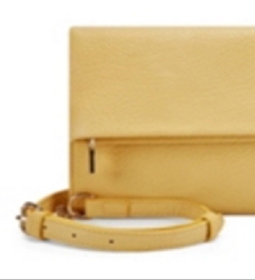 INC International Concepts Averry Tunnel Crossbody Feminina Amarela Tamanho Regular
