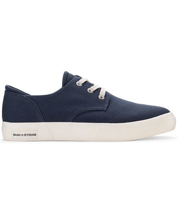 Tênis masculino Sun + Stone Kiva com cadarço, azul, tamanho 11 M