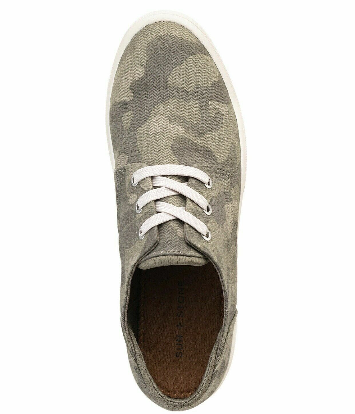 Tênis masculino Sun + Stone Kiva com cadarço Core, verde, tamanho 8 M