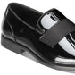 Alfani Haydan Patent Slip On Mocassim Masculino Preto Tamanho 9