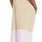 Vestido longo feminino Alfani Modern Lounge Colorblocked, branco, tamanho grande
