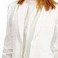 Blazer feminino de cetim aberto na frente, tamanho médio, da INC International Concepts